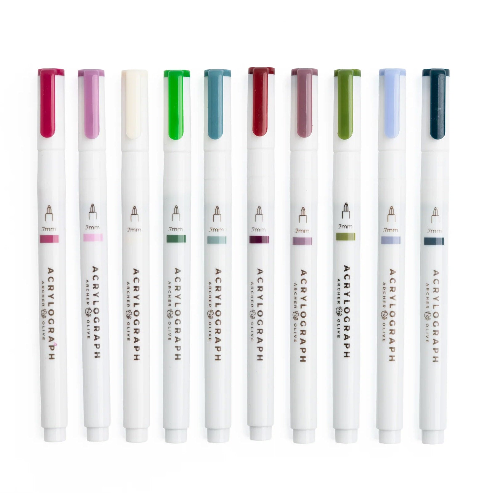 Archer & Olive Acrylographs Snow & Stillness - 07mm