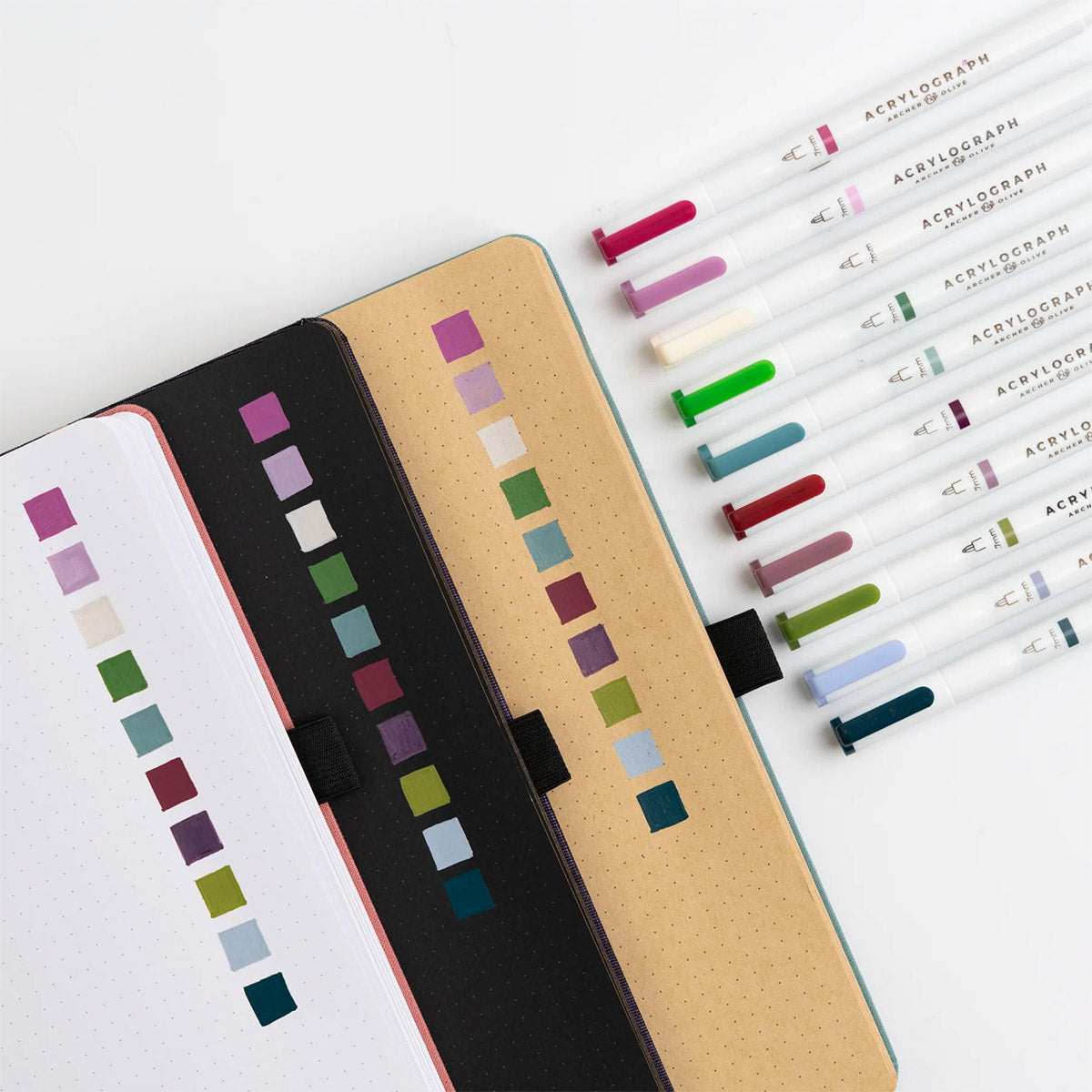 Archer & Olive Acrylographs Snow & Stillness - 07mm