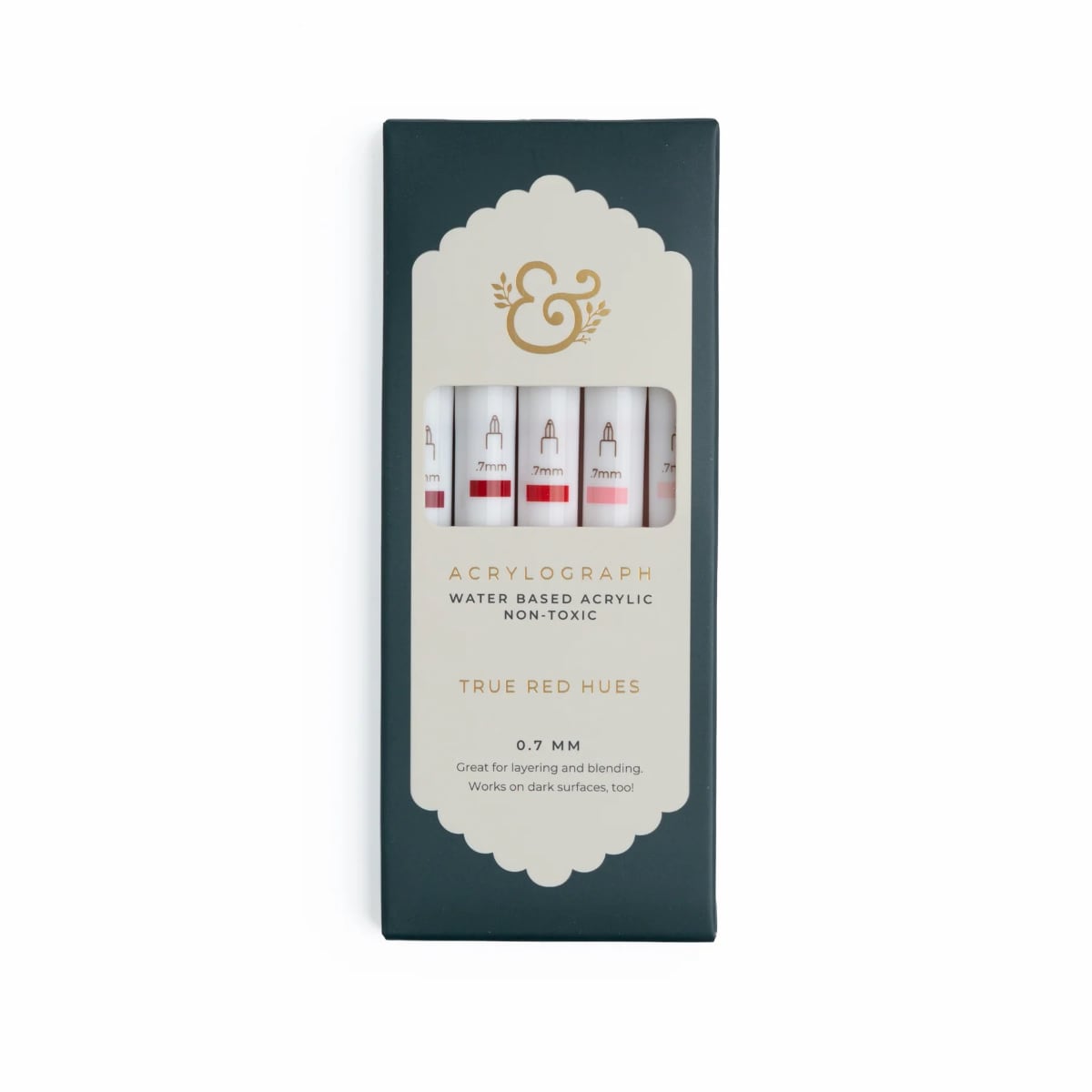 Archer & Olive Acrylographs True Red Hues - 07mm