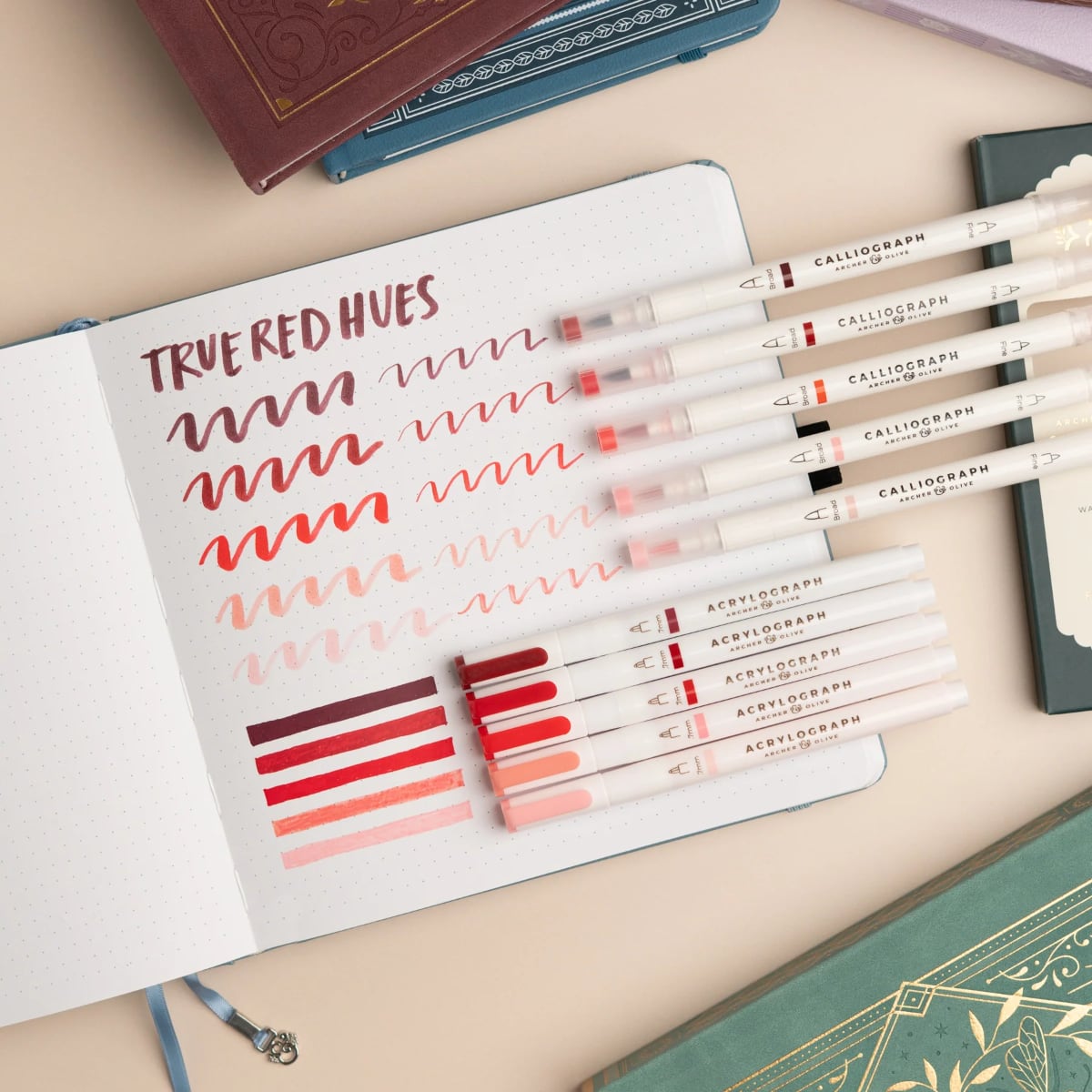 Archer & Olive Acrylographs True Red Hues - 07mm