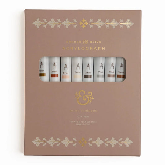 Archer & Olive Acrylographs Quiet Corners - 07mm - Verpakking