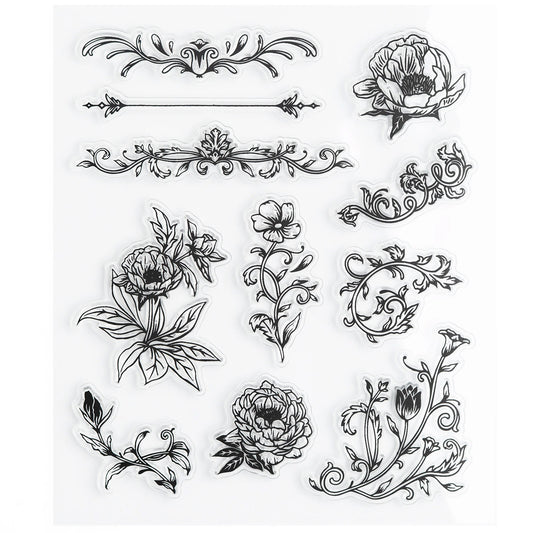 Archer & Olive Stamp Set - Antique Floral