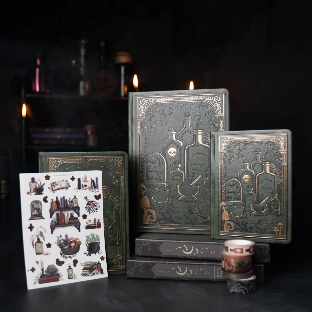 Archer & Olive Bullet Journal Apothecary Shelf - Sfeerfoto