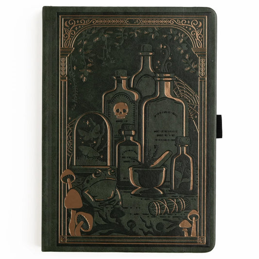 Archer & Olive Bullet Journal Apothecary Shelf A5 Dot Grid - Voorkant van de journal
