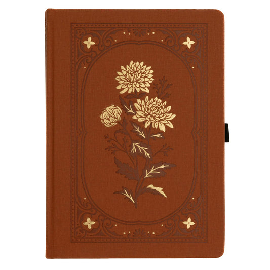 Archer & Olive Bullet Journal Chrysanthemum B5 Dot Grid - Voorkant van de journal op een witte achtergrond