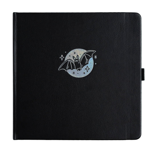 Archer & Olive Bullet Journal Cute Bat Square Dot Grid - Voorkant op een witte achtergrond
