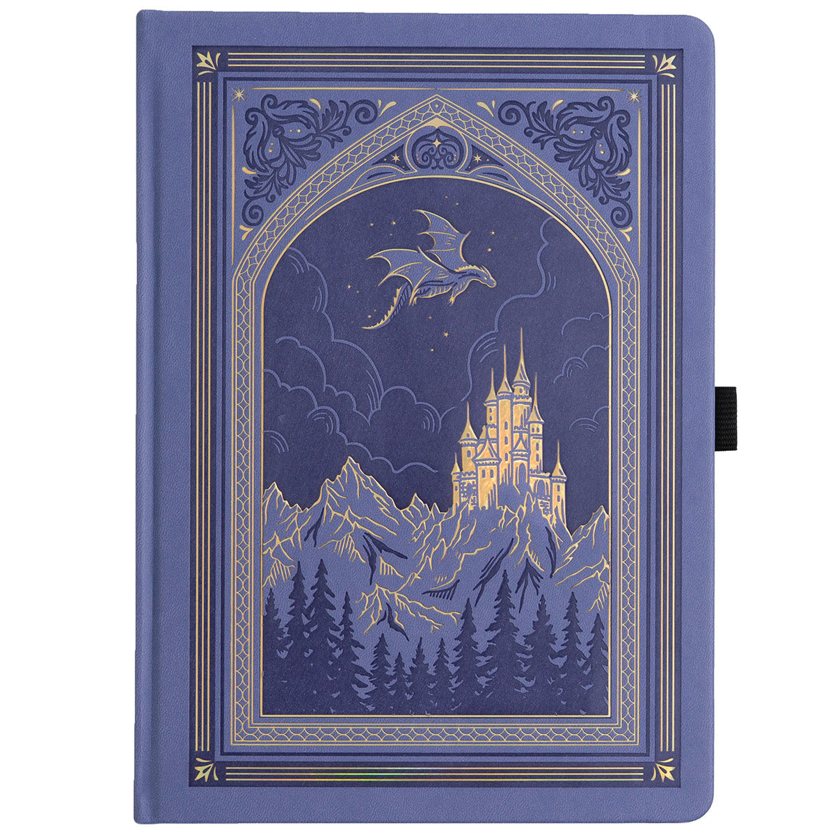 Archer & Olive Bullet Journal Dragon Spire B5 - Cover op een witte achtergrond