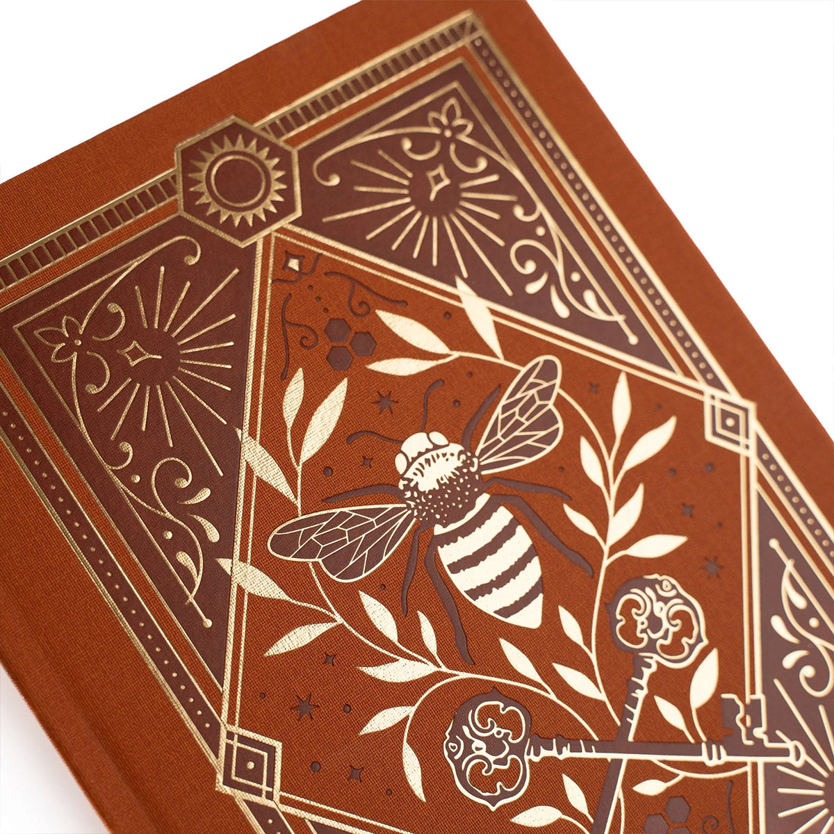 Archer & Olive Bullet Journal Keeper of the Bees in Rust - Detail van de voorkant