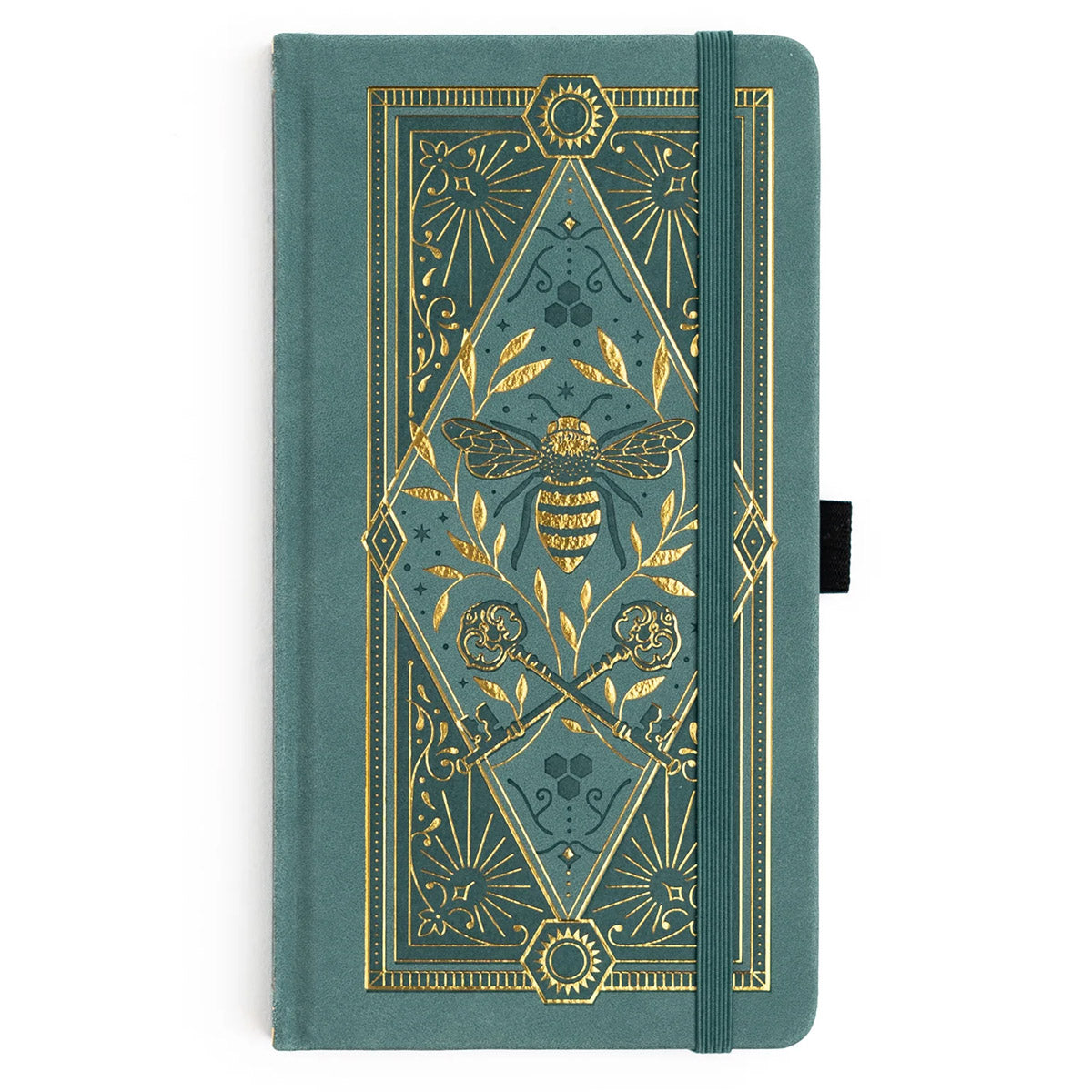 Archer & Olive Bullet Journal Keeper of the Bees in Soft Teal TN Dot Grid - Voorkant op een witte achtergrond