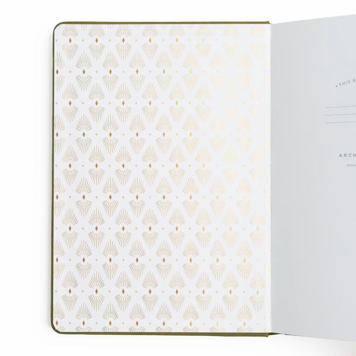 Archer & Olive Bullet Journal Literary Frog - Binnenkant van de journal