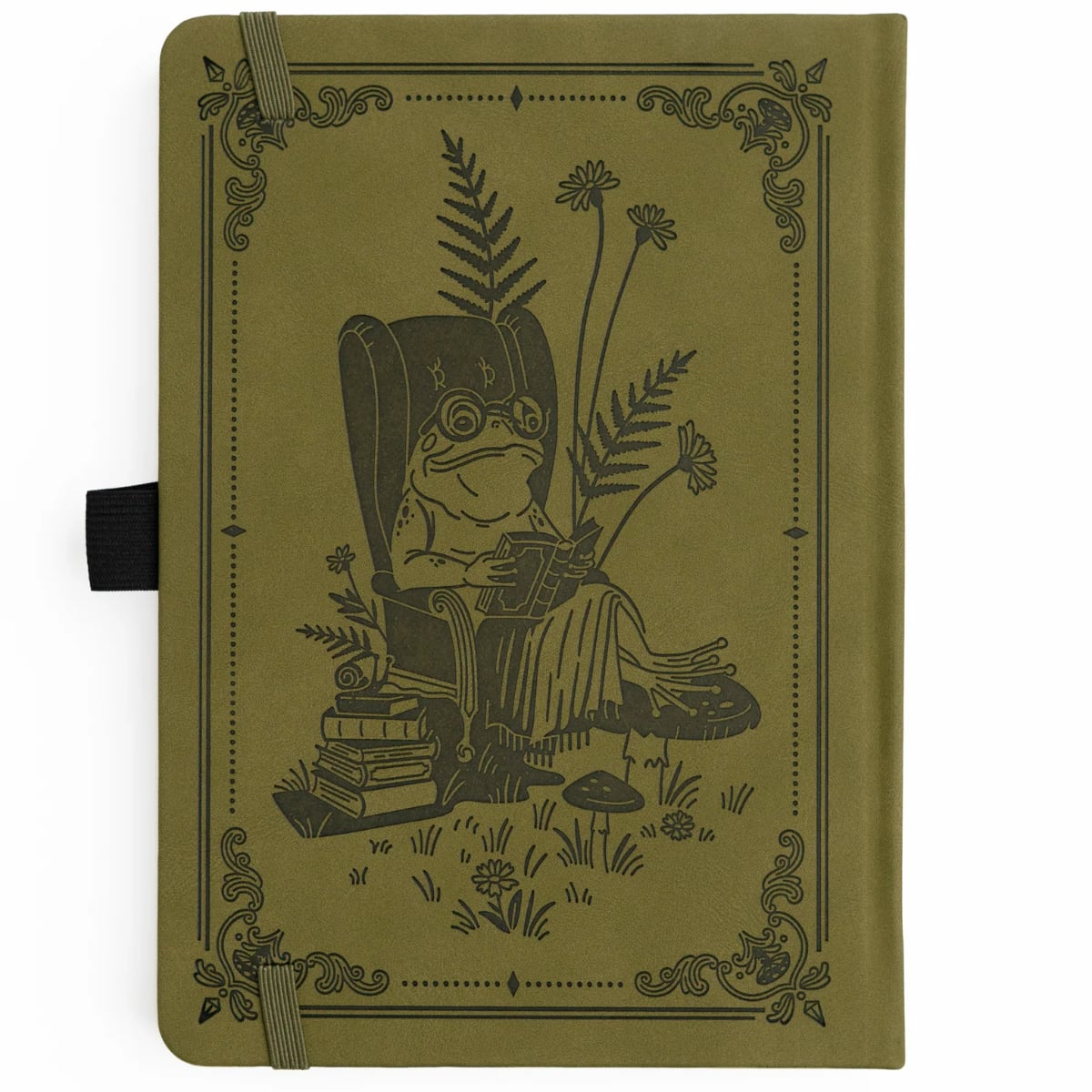 Archer & Olive Bullet Journal Literary Frog - Achterkant van de journal