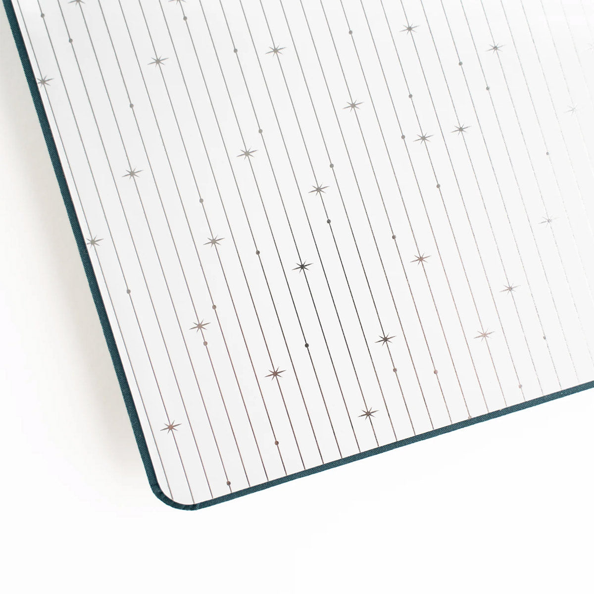 Archer & Olive Bullet Journal Meteor Shower A5 - Detail aan de binnenkant van de cover
