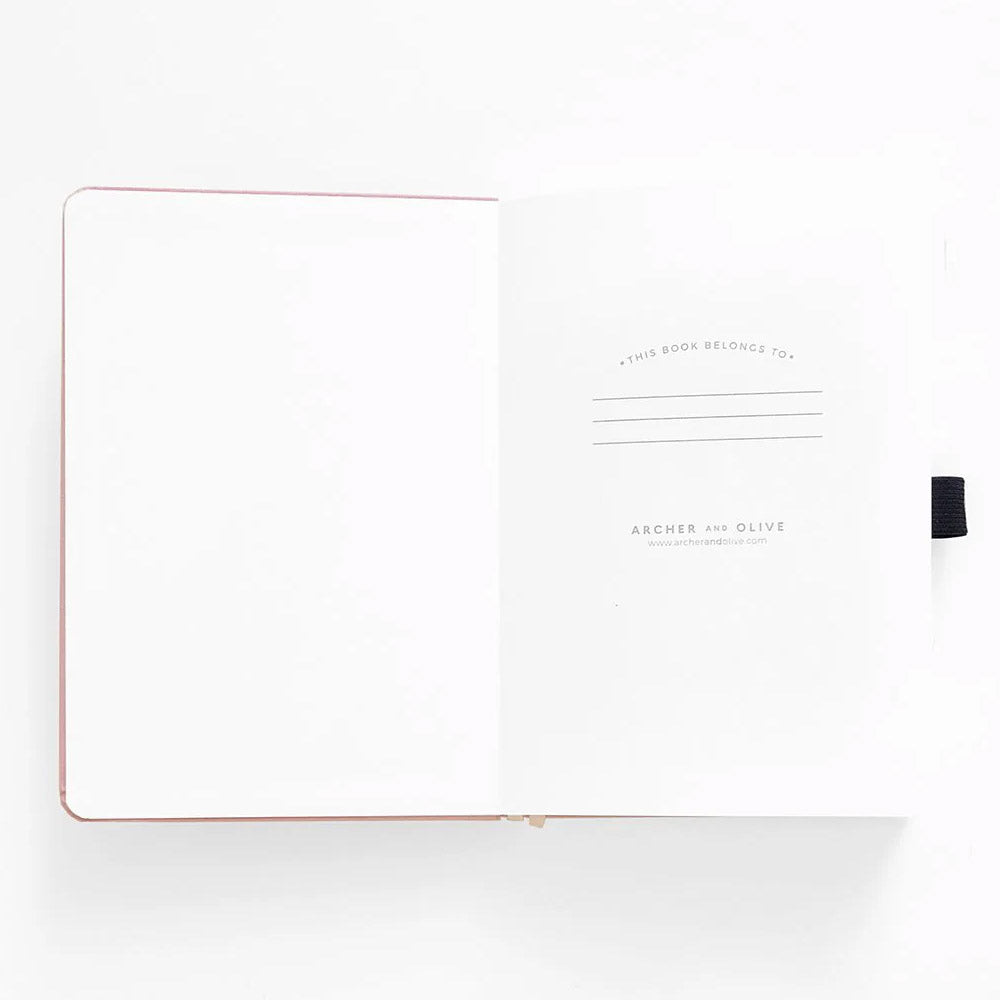 Archer & Olive Bullet Journal Meteor Shower A5 - Eerste pagina van de journal