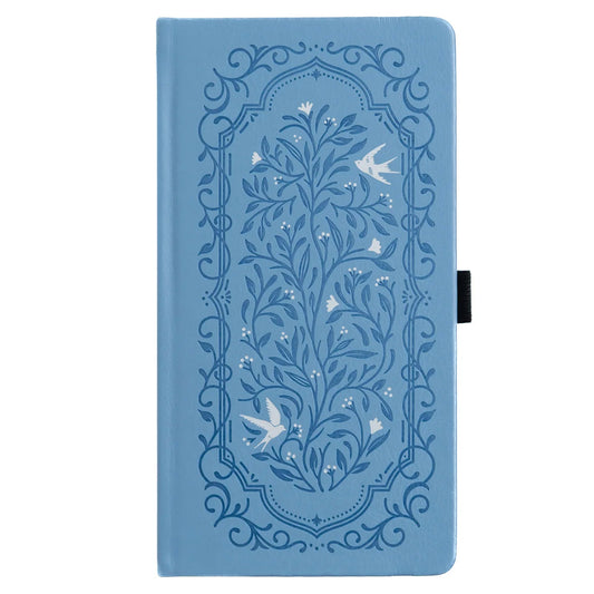 Archer & Olive Bullet Journal Songbird in Blue TN Dot Grid - Cover op een witte achtergrond