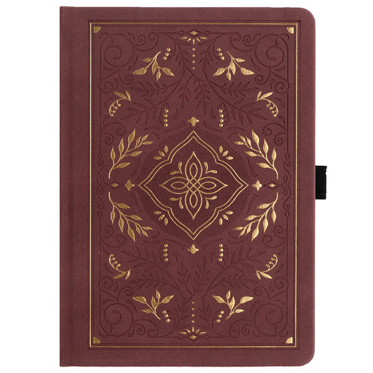 Archer & Olive Bullet Journal Storybook in Plum - Voorkant van de cover op een witte achtergrond