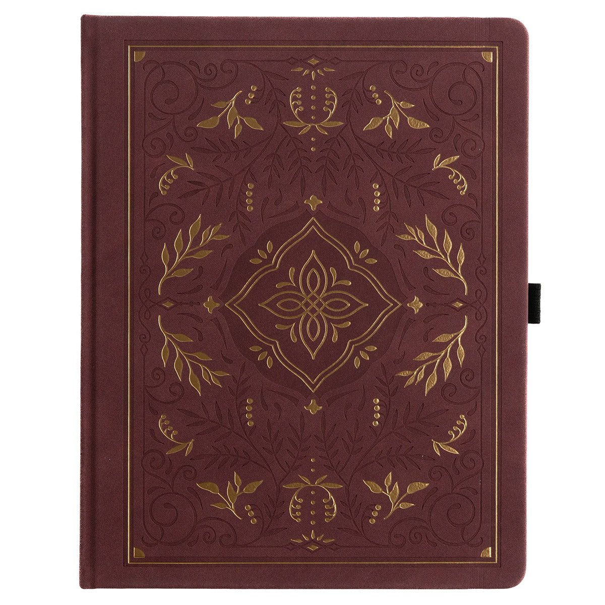 Archer & Olive Bullet Journal Storybook in Plum LS Dot Grid - Cover op een witte achtergrond