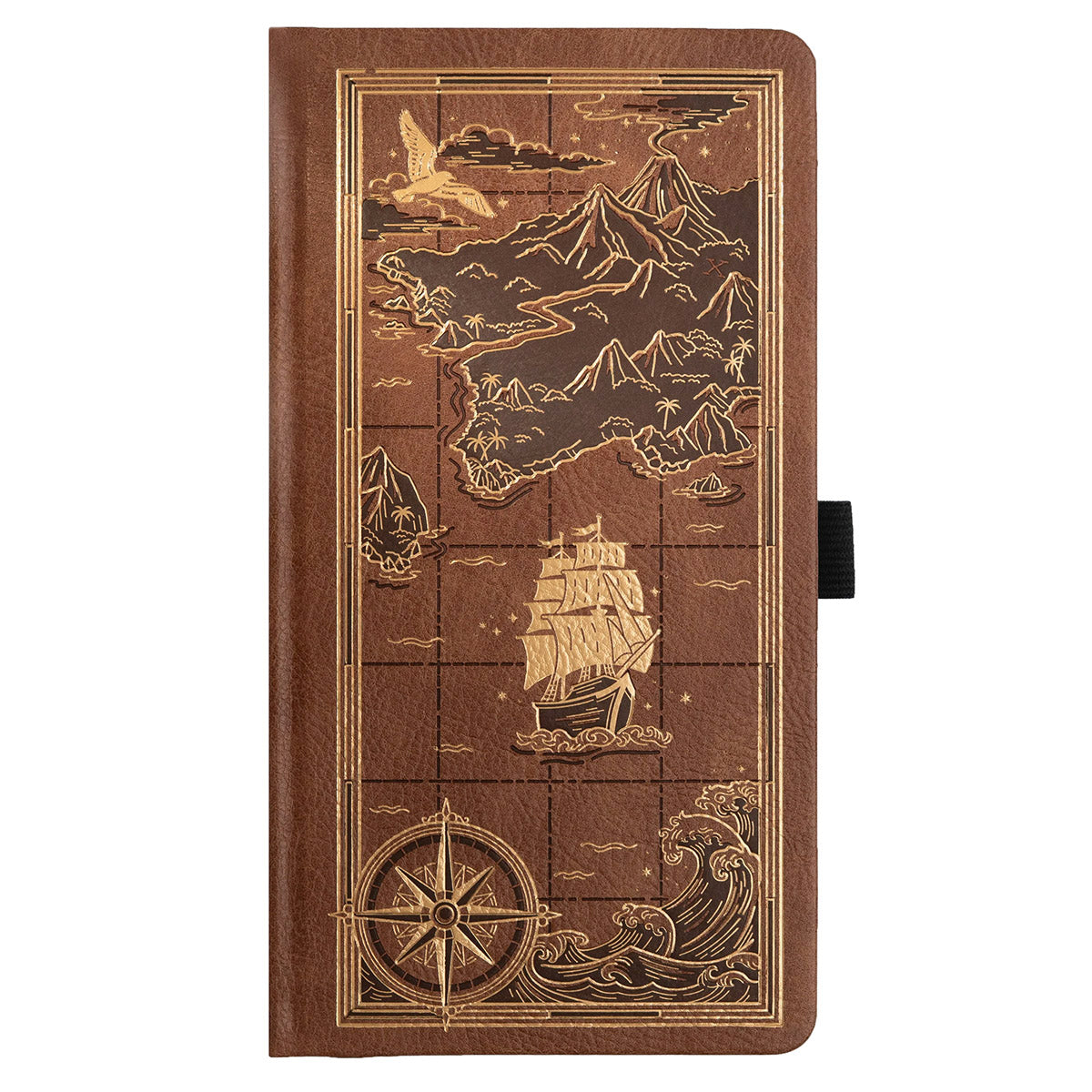 Archer & Olive Bullet Journal Treasure Map TN Dot Grid - Voorkant van de journal op een witte achtergrond