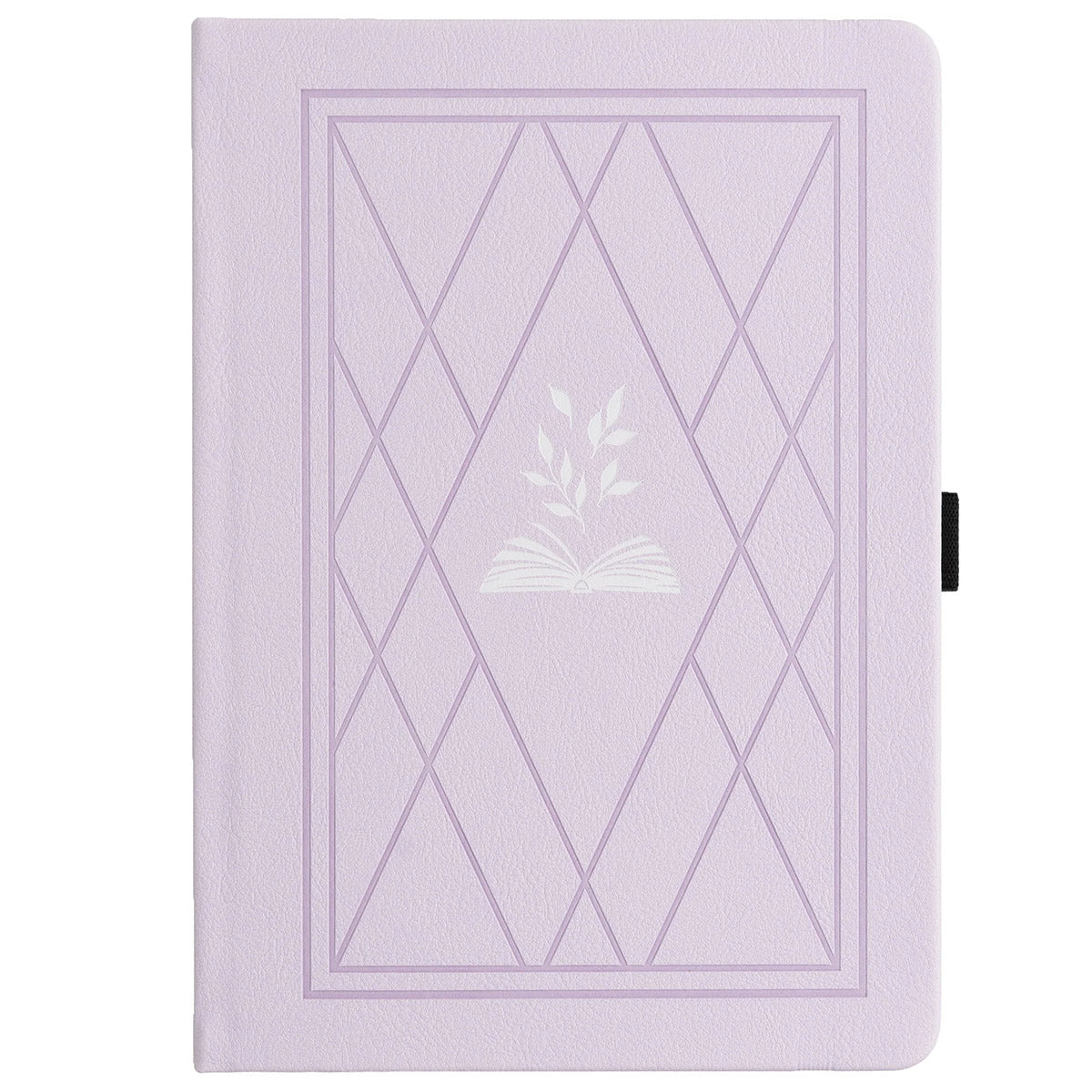 Archer & Olive Bullet Journal Vintage Library in Plum - Voorkant van de cover op een witte achtergrond