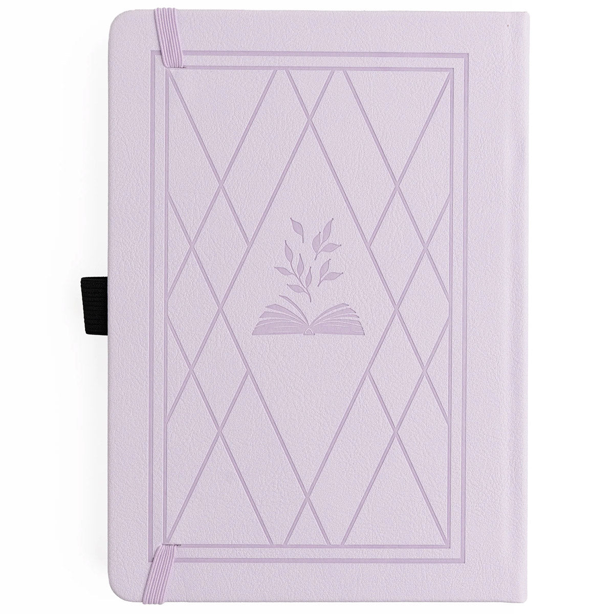 Archer & Olive Bullet Journal Vintage Library in Plum - Achterkant van de cover