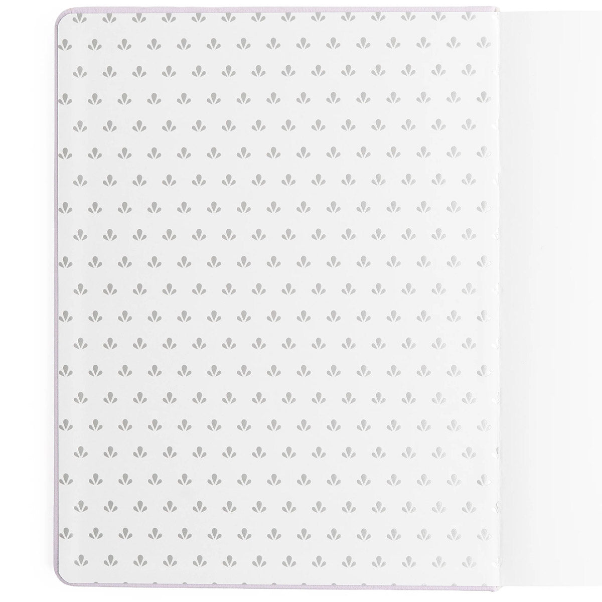 Archer & Olive Bullet Journal Vintage Library in Plum - Binnenkant van de cover