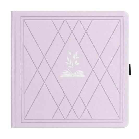 Archer & Olive Bullet Journal Vintage Library in Lilac Square Dot Grid