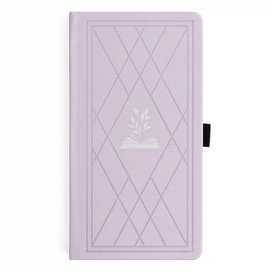 Archer & Olive Bullet Journal Vintage Library in Lilac TN Dot Grid - Voorkant op een witte achtergrond