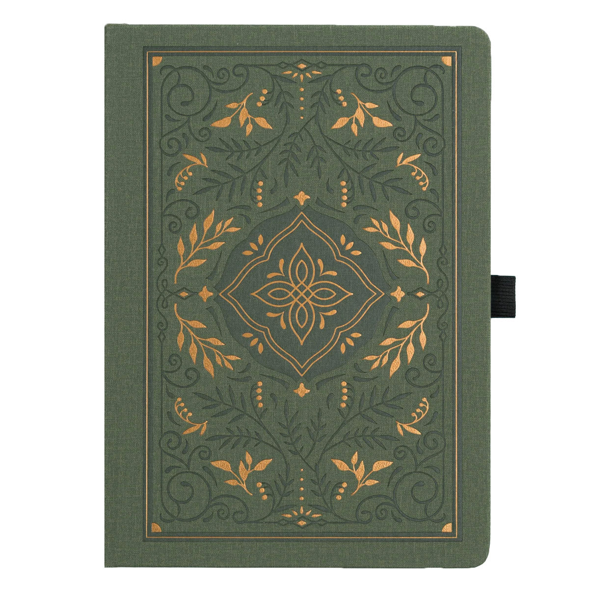 Archer & Olive Bullet Journal Storybook In Vintage Olive B5 - Blank - Cover van de voorkant