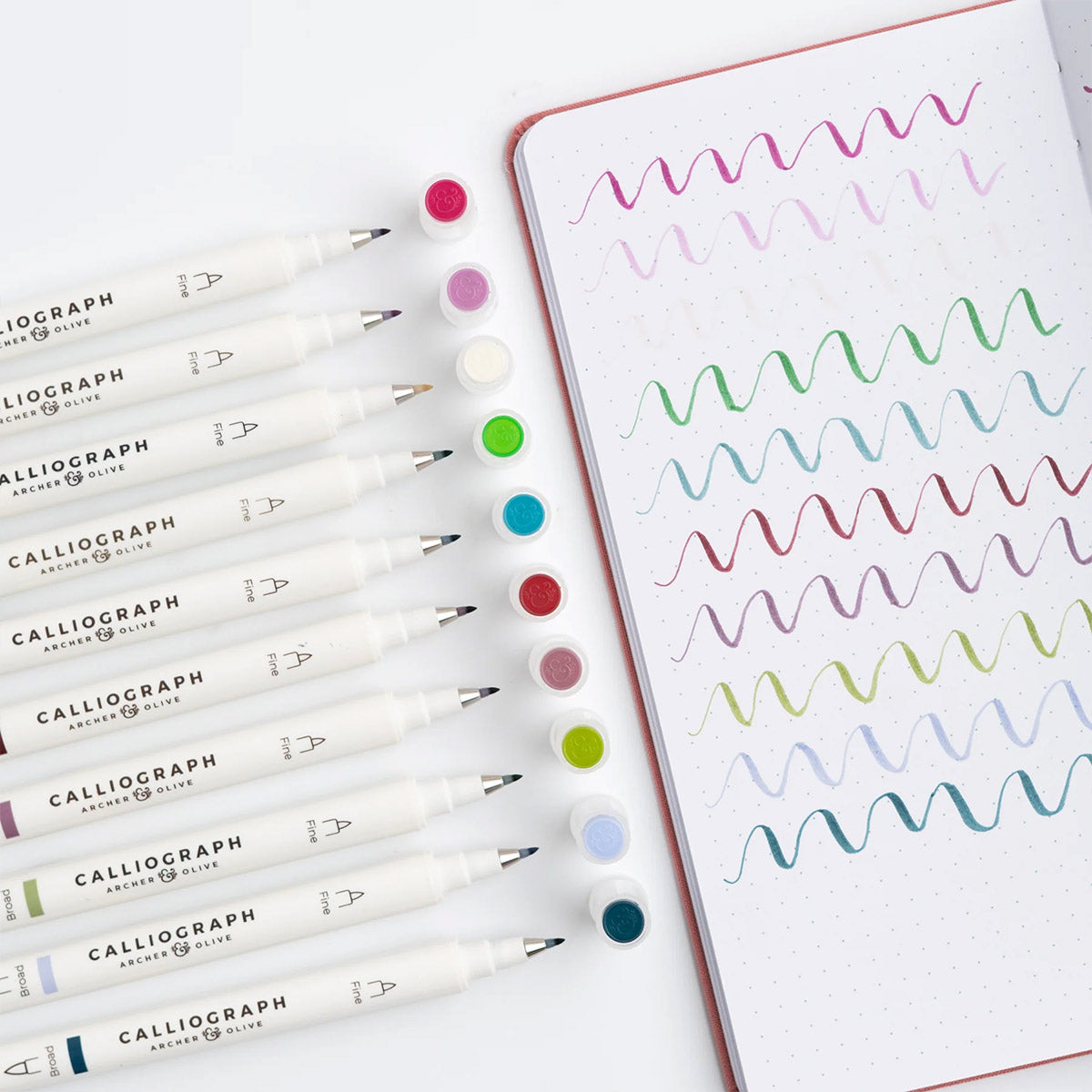 Archer & Olive Calliograph - Snow & Stillness