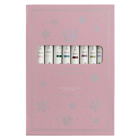 Archer & Olive Calliograph - Snow & Stillness