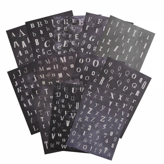 Archer & Olive DeLuxe Letter Sticker Set - Black