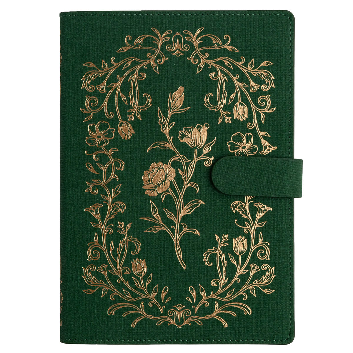 Archer & Olive DeLuxe System Antique Floral A5 - Voorkant van de journal op een witte achtergrond