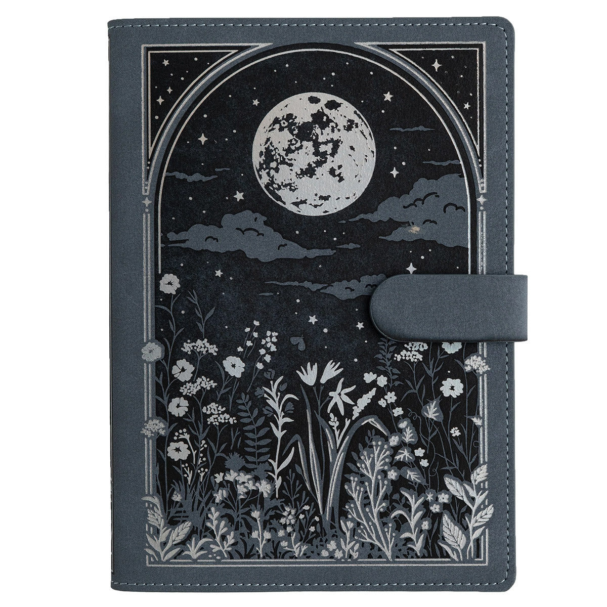 Archer & Olive DeLuxe System Moonlit Garden A5 - Voorkant van de cover journal op een witte achtergrond