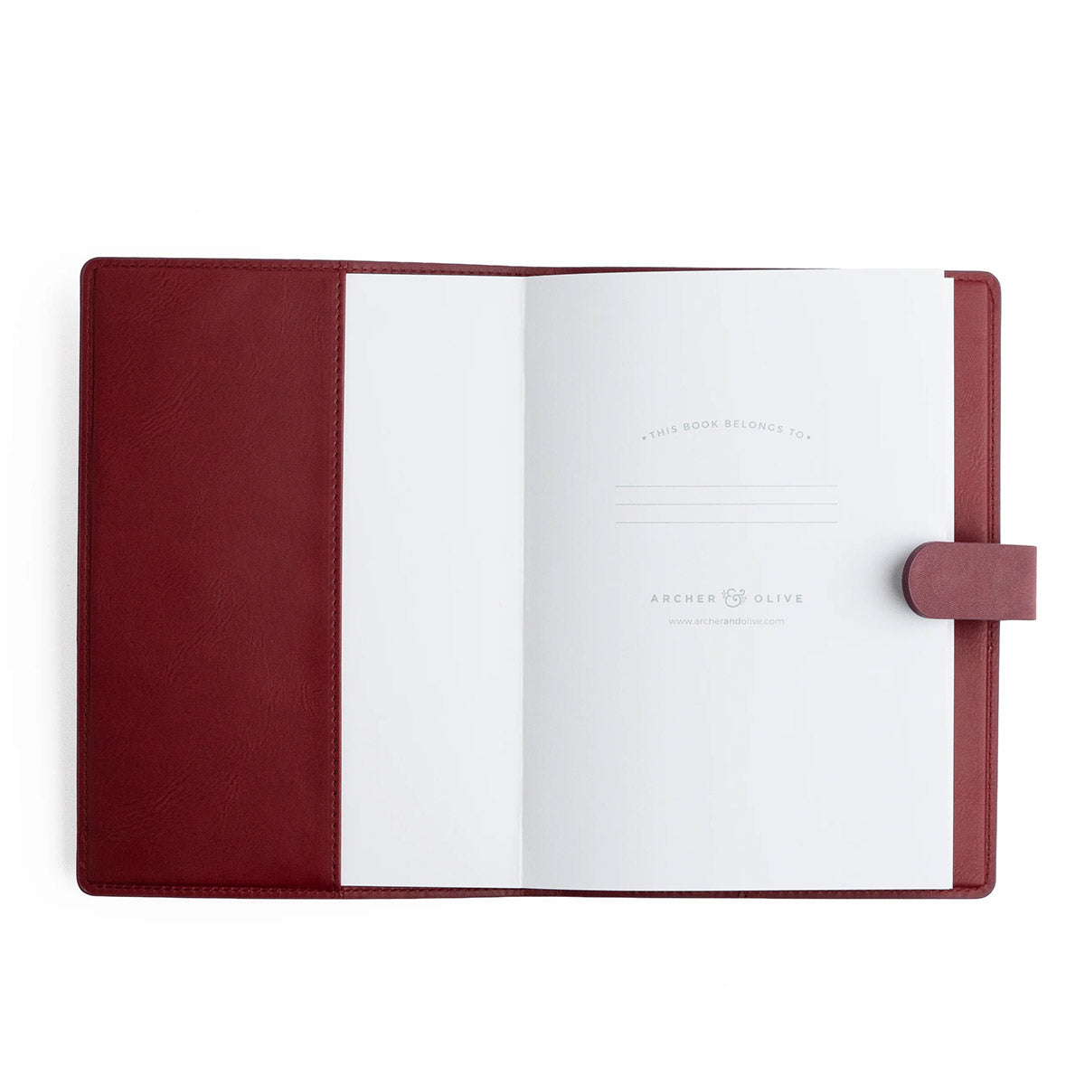 Archer & Olive DeLuxe System Storybook in Plum A5 - Detail van de inhoud