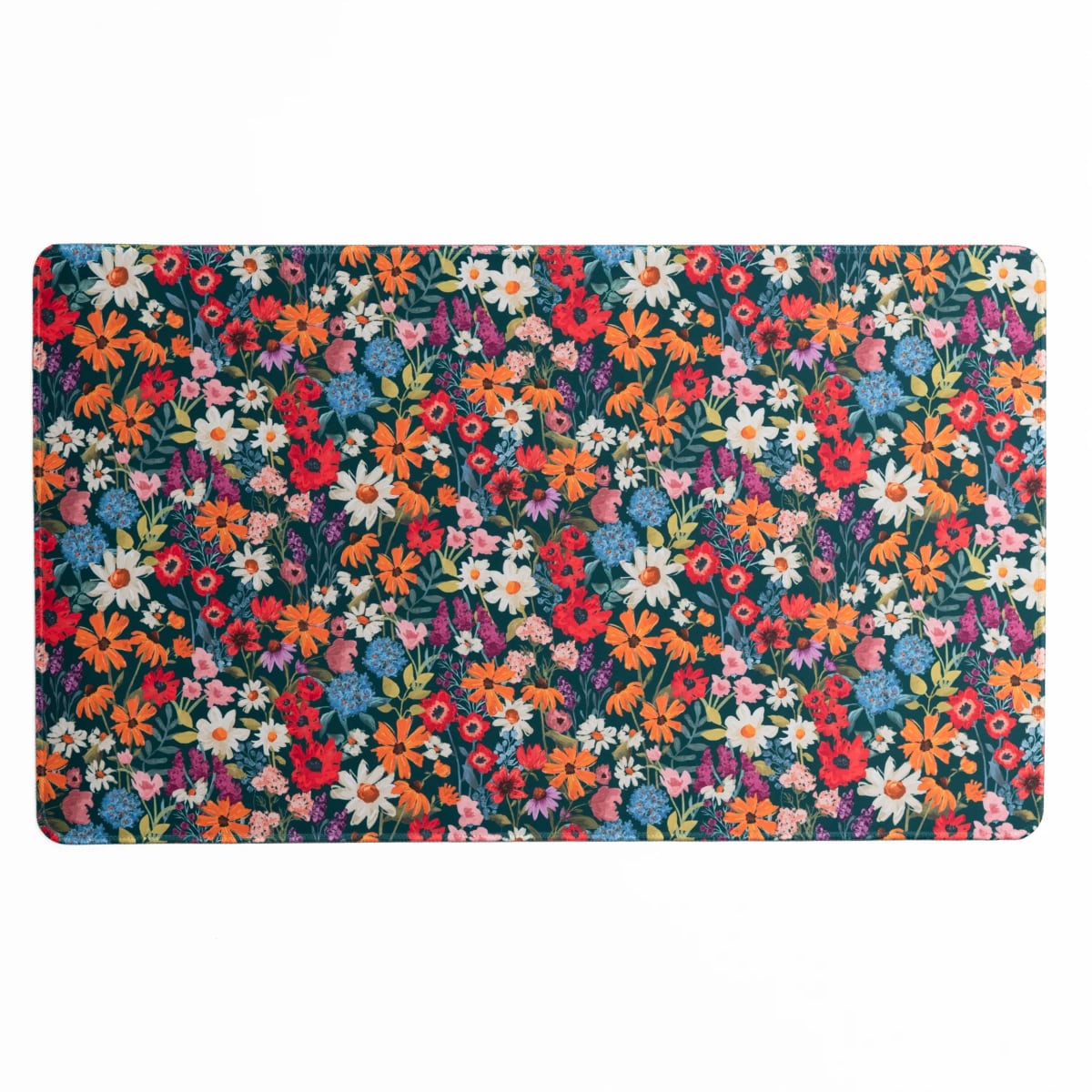 Archer & Olive Desk Pad - Wildflowers - Op een witte achtergrond