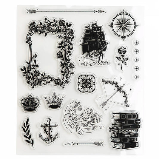 Archer & Olive Stamp Set - Enchanted Chapters