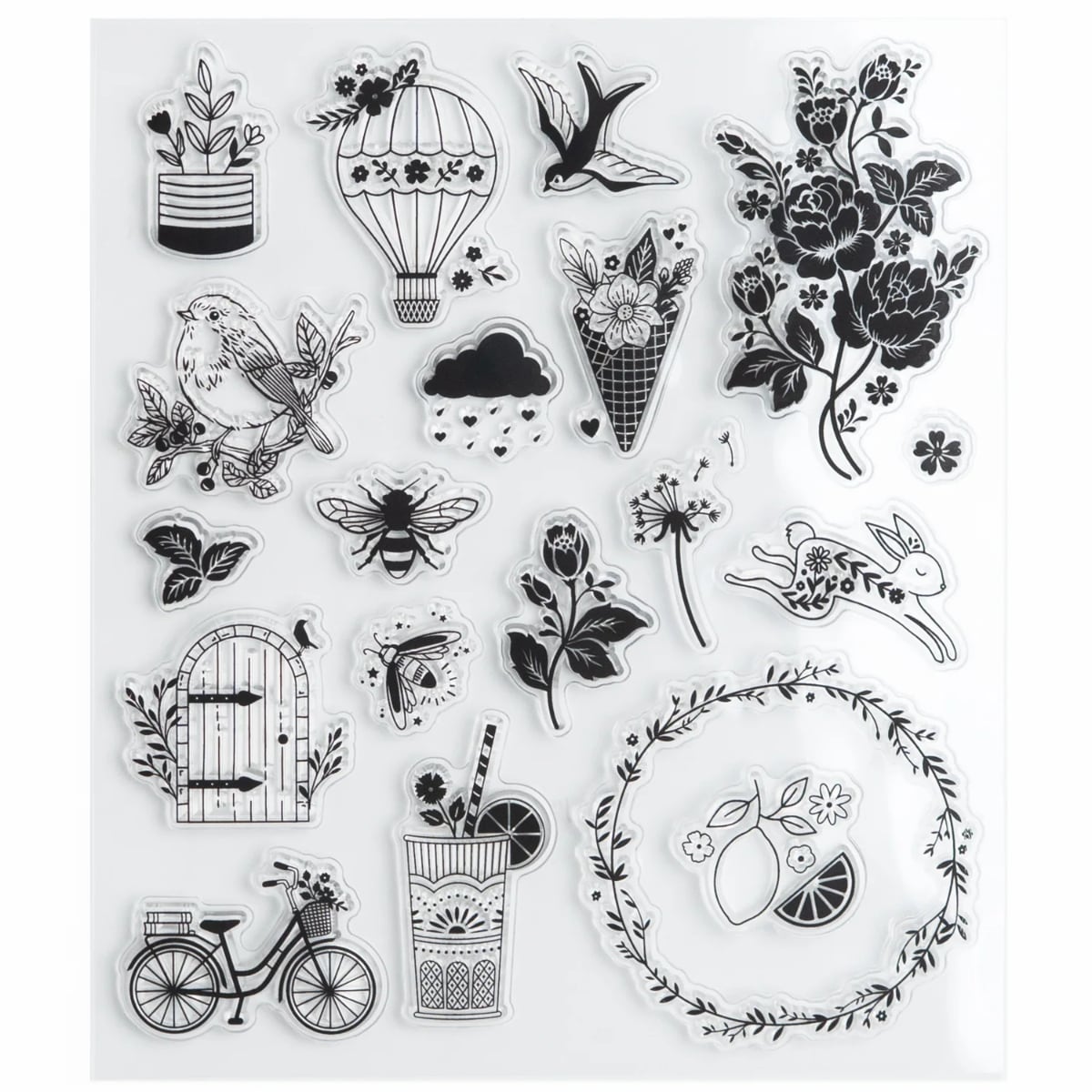 Archer & Olive Stamp Set - Favo Icons