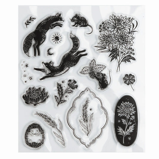 Archer & Olive Stamp Set - Forest Findings