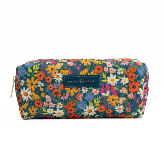 Archer & Olive Meadow & Vine Boxy Zipper Pouch