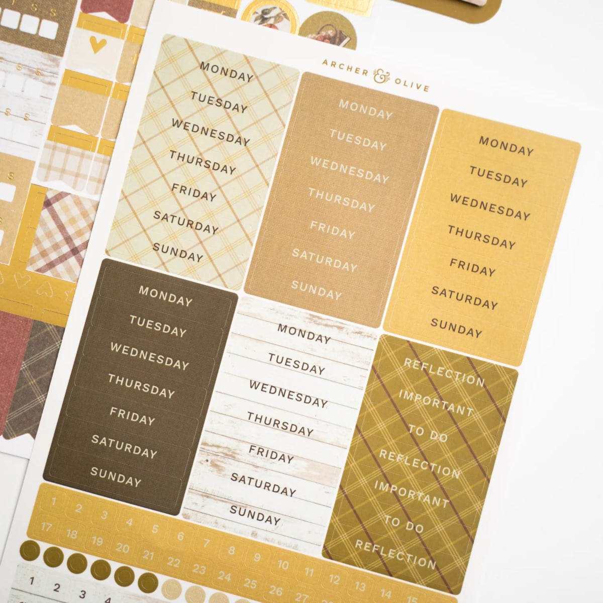 Archer & Olive One Fall Day Kit - Detailfoto