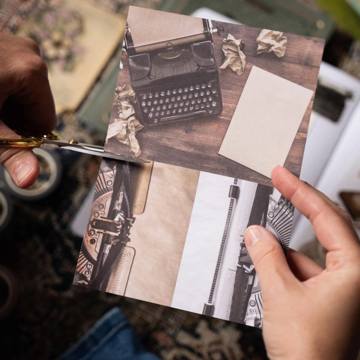 Archer & Olive Quiet Corners Collage Paper Book - Sfeerfoto