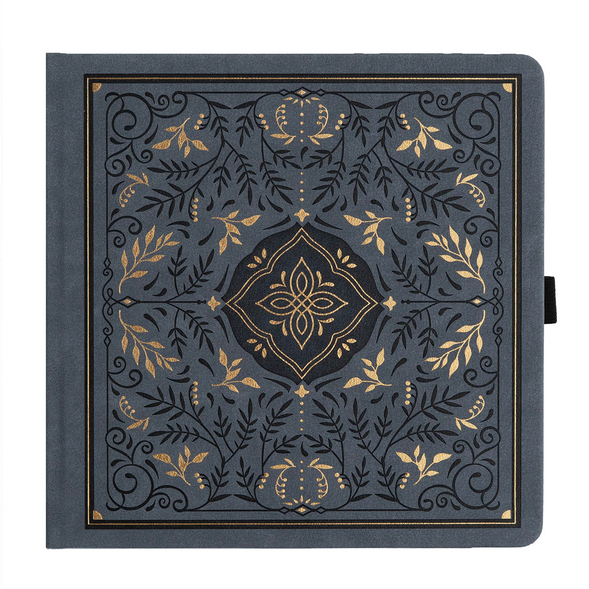 Archer & Olive Bullet Journal Storybook in Navy Square Dot Grid - Voorkant op een witte achtergrond