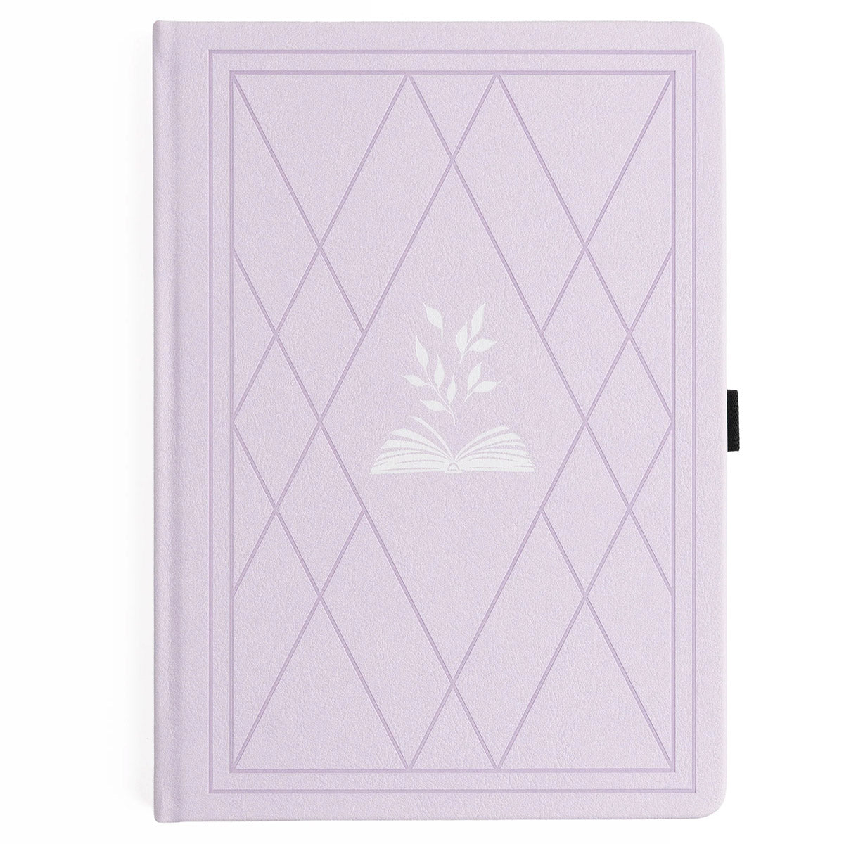 Archer & Olive Reading Journal Vintage Library in Lilac - Cover op een witte achtergrond