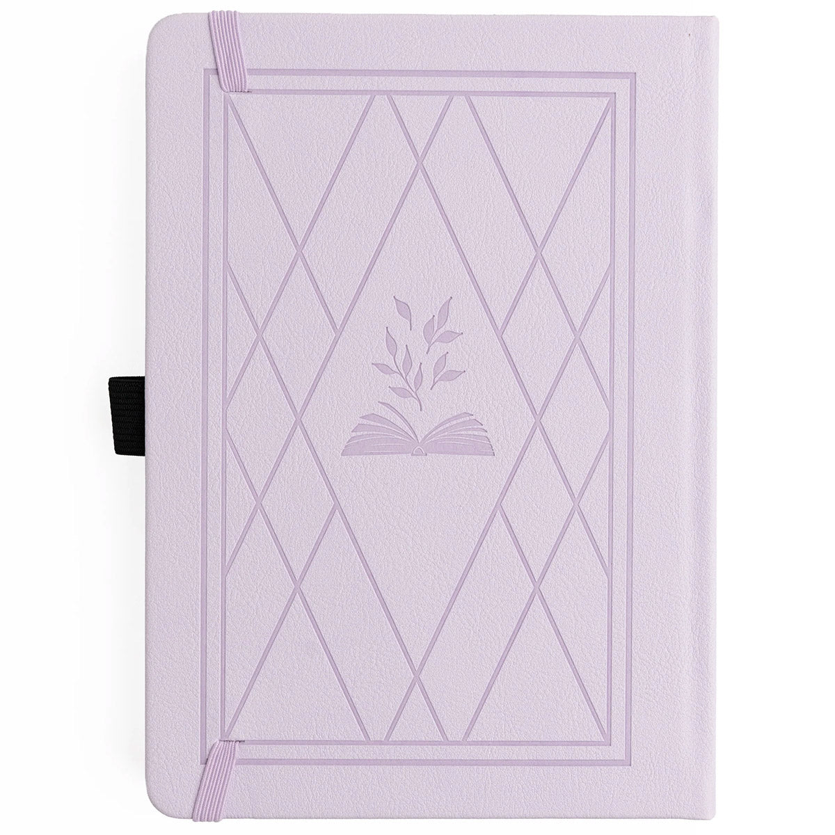 Archer & Olive Reading Journal Vintage Library in Lilac - Achterkant van de reading journal