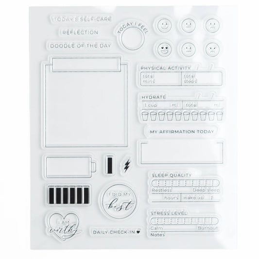 Archer & Olive Stamp Set - Self Care Box