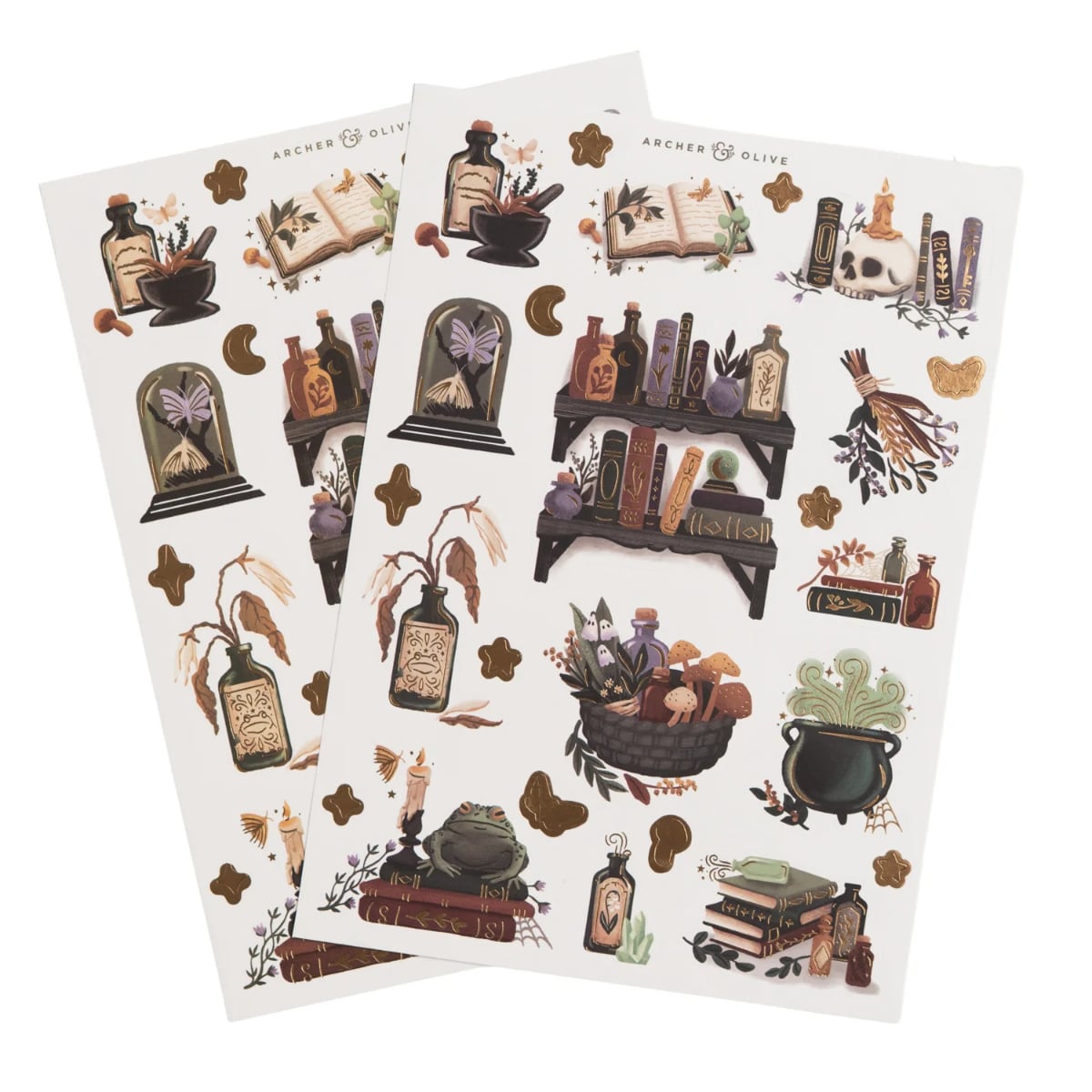 Archer & Olive Stickers - Apothecary Shelf