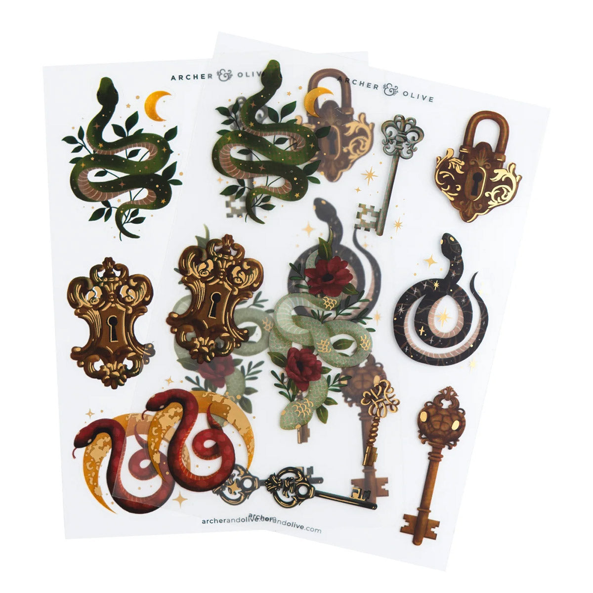 Archer & Olive Stickers - Coiled Key