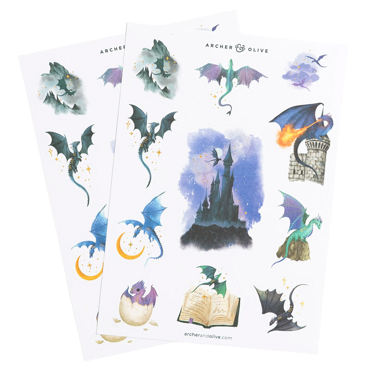 Archer & Olive Stickers - Dragon Spire
