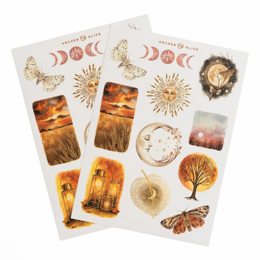 Archer & Olive Stickers - Harvest Moon