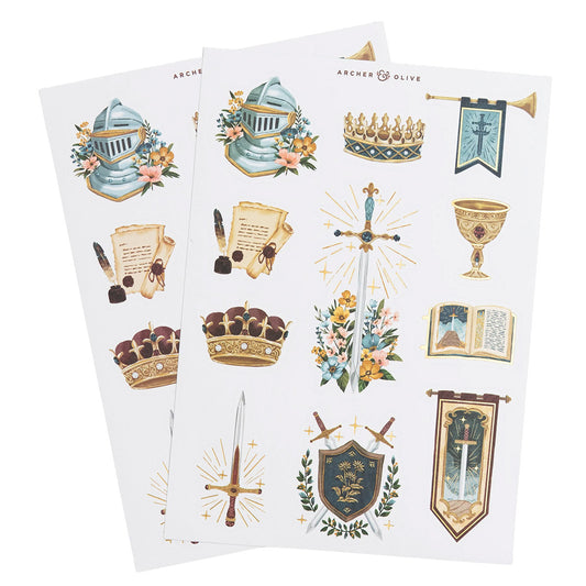 Archer & Olive Stickers - Knight's Sword