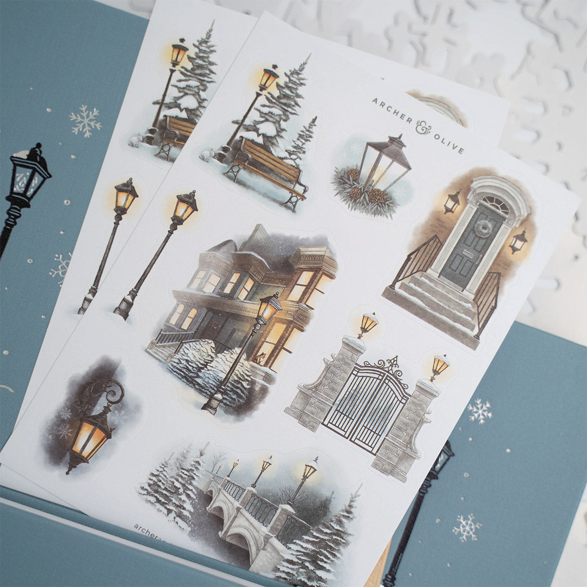 Archer & Olive Stickers - Lamp Post